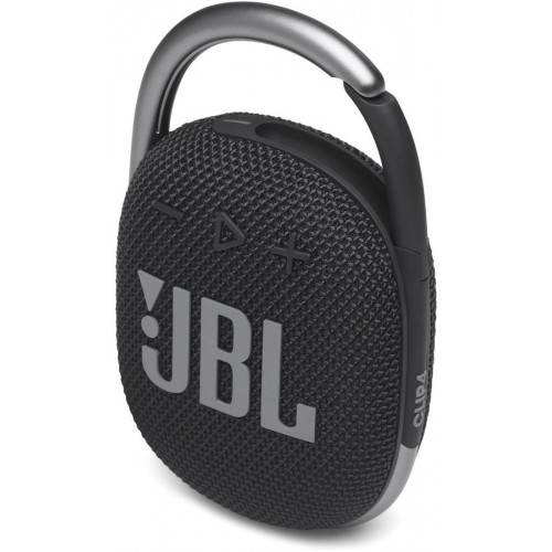 Портативная колонка JBL Clip 4, 5Вт, черный [jblclip4blk]