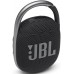 Портативная колонка JBL Clip 4, 5Вт, черный [jblclip4blk]