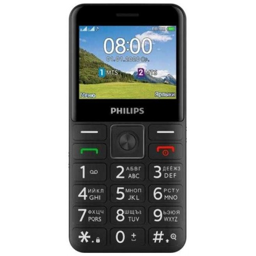 Мобильный телефон Philips Xenium E207 black