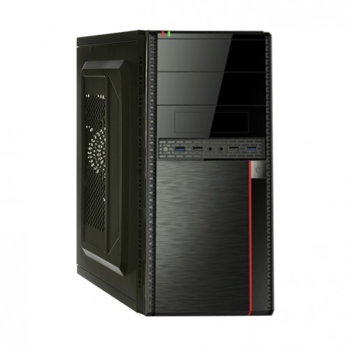 Корпус ExeGate MA-371X, mATX, Mini-Tower, 2xUSB 3.0, черный, 500Вт (EX277437RUS)