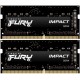 Оперативная память 16Gb DDR4 3200MHz Kingston Fury Impact SO-DIMM (KF432S20IBK2/16) (2x8Gb KIT)
