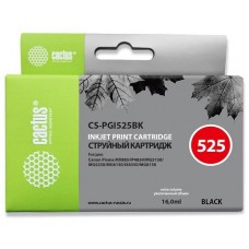 Картридж струйный Cactus CS-PGI525BK черный (16мл) 