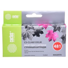 Картридж струйный Cactus CS-CLI481XXLM пурпурный (12мл) 