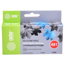 Картридж струйный Cactus CS-CLI481XXLC голубой (12мл) 