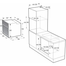 Духовой шкаф Gorenje BSA6737ORAW