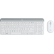 Клавиатура + мышь Logitech Combo MK470 клав:белый/серый мышь:белый USB беспроводная slim