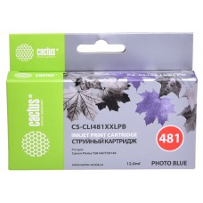 Картридж струйный Cactus CS-CLI481XXLPB голубой (12мл)