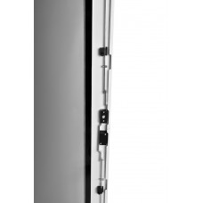 Шкаф телекоммуникационный напольный 47U (800 × 1000) дверь стекло, цвет чёрный