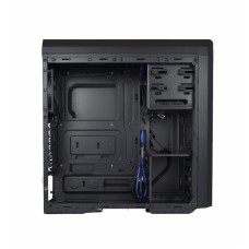 Корпус ATX GameMax G501X Blue Led, черный, с окном, USB 3.0
