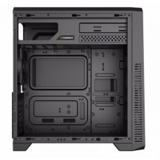 Корпус ATX GameMax G561-F Blue LED, черный, с окном, USB 3.0, 370мм под видеокарту
