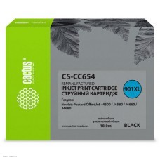 Картридж струйный Cactus CS-CC654 №901 черный (18мл) 