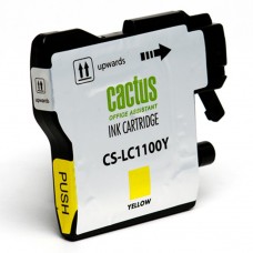 Картридж струйный Cactus CS-LC1100Y желтый (16мл) 