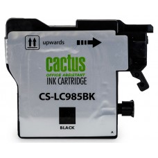 Картридж струйный Cactus CS-LC985BK черный (15мл)