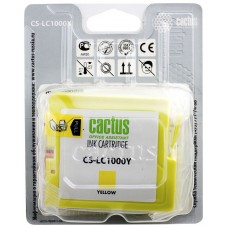 Картридж струйный Cactus CS-LC1000Y желтый (20мл)