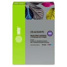 Картридж струйный Cactus CS-LC3237C голубой (18.4мл) 