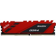 Оперативная память DIMM 16GB PC4-25600 (3200Mhz) Netac Shadow (NTSDD4P32SP-16R) RED, 16-20-20-40 1.35v