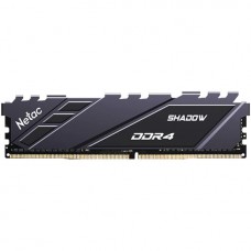 Оперативная память DDR4 Netac Shadow 16GB 3200MHz CL16 1.35V / NTSDD4P32SP-16E / Gray / with radiator