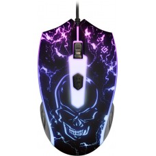 Мышь Defender Overmatch GM-069 игровая, оптическая, черн., LED подсветка, USB, (3кн+кол/кн)