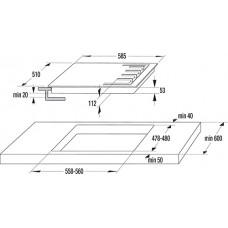 Газовая панель Gorenje GTW642SYW