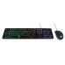 Клавиатура и мышь игровые Dialog KMGK-1707U Black GanKata проводной комплект - черный