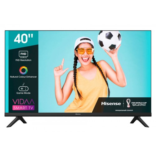 Телевизор 40" Hisense 40A4BG черный 