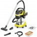 Строительный пылесос Karcher WD 6 P S V-30/6/22/T 1300Вт (уборка: сухая/сбор воды) желтый