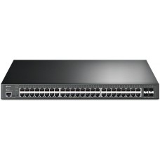 Коммутатор TP-Link TL-SG3452P 48-портовый гигабитный управляемый PoE+ уровня 2+ с четырьмя слотами SFP+ 10 Гбит/с