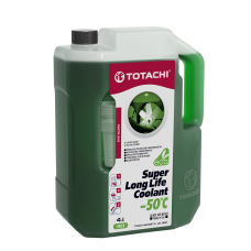 Жидкость охлаждающая низкозамерзающая TOTACHI SUPER LONG LIFE COOLANT Green -50C 4л