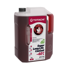 Жидкость охлаждающая низкозамерзающая TOTACHI SUPER LONG LIFE COOLANT Red -40C 4л