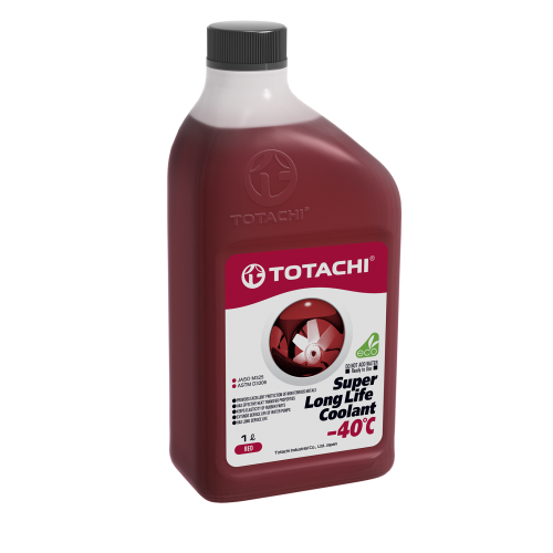 Жидкость охлаждающая низкозамерзающая TOTACHI SUPER LONG LIFE COOLANT Red -40C 1л
