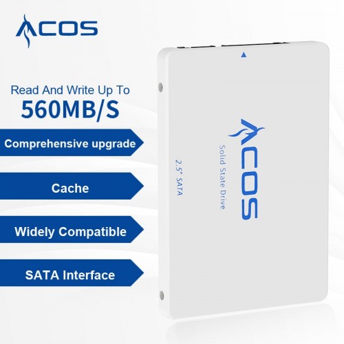 Накопитель SSD Acos 256GB (AS-256) SATAIII, 2.5\" (чт.560MB/s, зап.520MB/s)