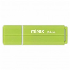 Флеш-диск USB 64GB, Mirex Line (13600-FMULGN64) Зеленый