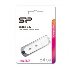 Память USB Flash 64 ГБ Silicon Power Blaze B32 [SP064GBUF3B32V1W]
