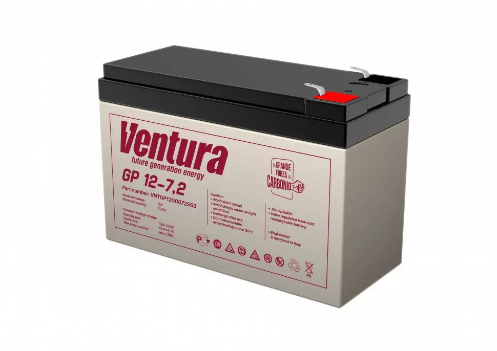 Аккумулятор Ventura GP 12-7,2 (12В 7.2Ач)