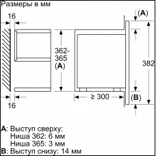 Встраиваемая микроволновая печь BOSCH BFR634GS1