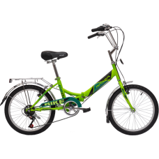 Велосипед складной Racer 20-6-30 (микс: красный, оранж, черно-зеленый)(Россия)