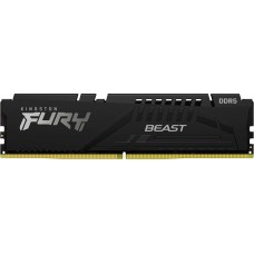 Память DDR5 DIMM 16Gb, 5200MHz, CL40, 1.25V Kingston FURY Beast Black