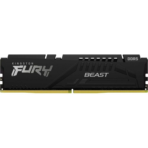 Память DDR5 DIMM 16Gb, 5200MHz, CL40, 1.25V Kingston FURY Beast Black