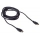 Кабель Buro HDMI 2.0 HDMI (m)/HDMI (m) 1.8м. RTL Позолоченные контакты черный (BHP RET HDMI18-2)