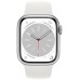 Смарт-часы Apple Watch Series 8 GPS 45mm серебр,алюминий/белый (MP6K3)