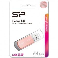Флеш-диск USB3.2 64GB, Silicon Power Helios 202, Розовое Золото (SP064GBUF3202V1P)