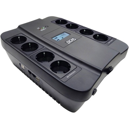 Источник бесперебойного питания Powercom Spider SPD-550U LCD USB 330Вт 550ВА черный