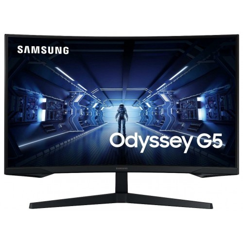 Монитор 27" Samsung C27G55TQBI черный 