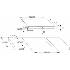 Индукционная варочная поверхность Gorenje GI6401BSC