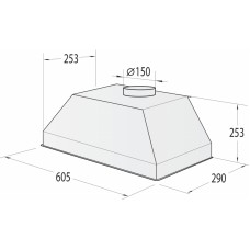 Вытяжка Gorenje BHI626E6X