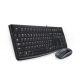 Клавиатура/мышь (проводной комплект) Logitech Desktop MK120, USB, [920-002561,920-002589]