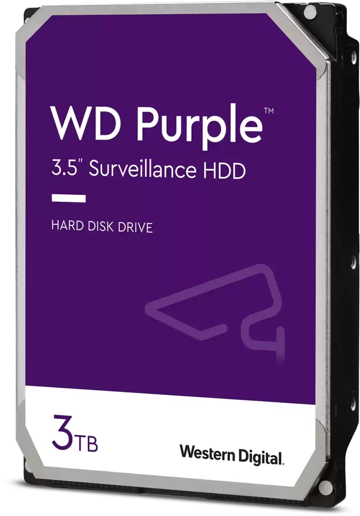 Жесткий диск WD SATA-III 3TB WD33PURZ Surveillance Purple (5400rpm) 64Mb 3.5\