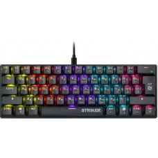 Клавиатура Defender Striker GK-380L, черн., USB, игровая, механическая, с RGB подсветкой