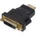 Переходник HDMI(m) -> DVI-D(f) GOLD NINGBO черный (CAB NIN HDMI(M)/DVI-D(F))