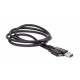 Кабель USB A - microUSB B (m) 1.5m, black